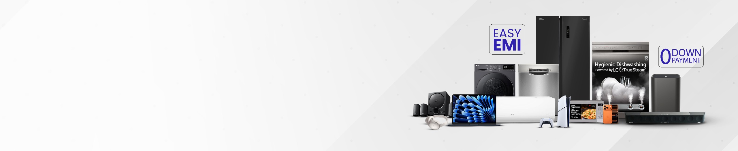 Modern television and home technology setup